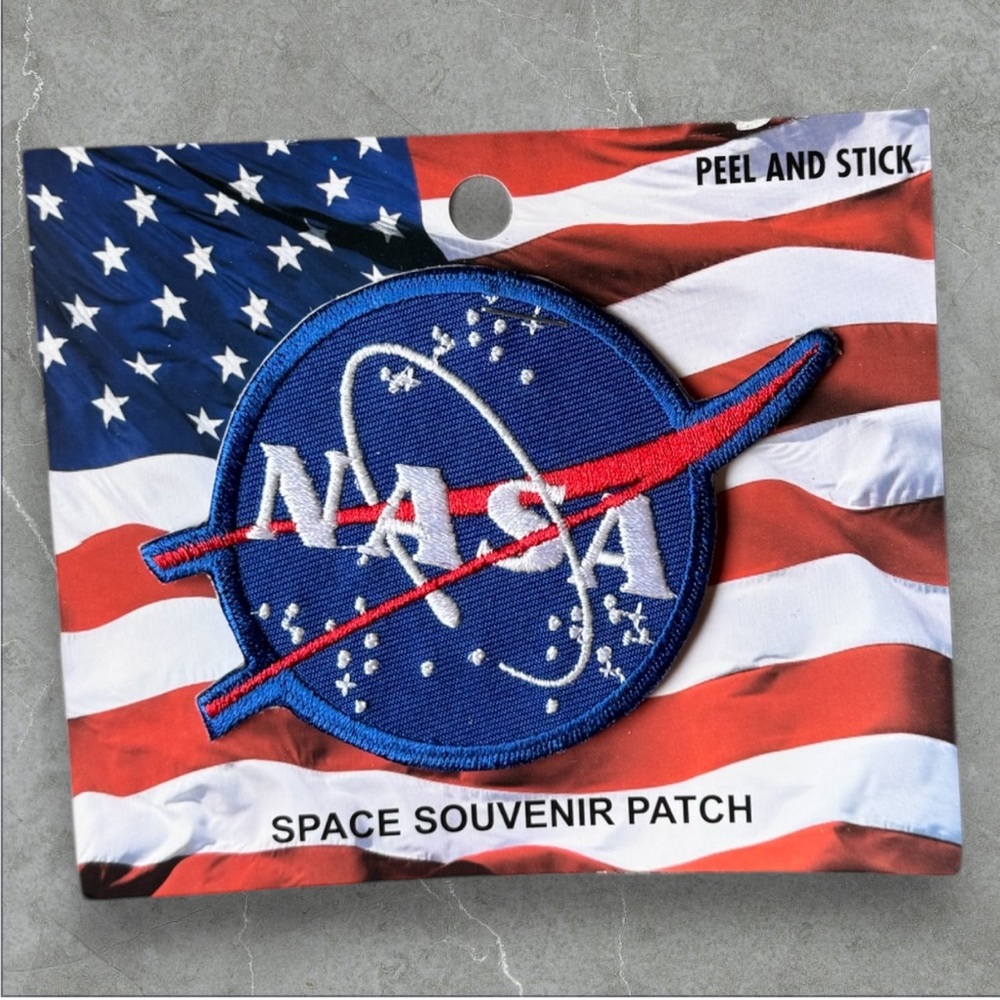 Vintage NASA Space Souvenir Meatball Patch by A-B Emblems